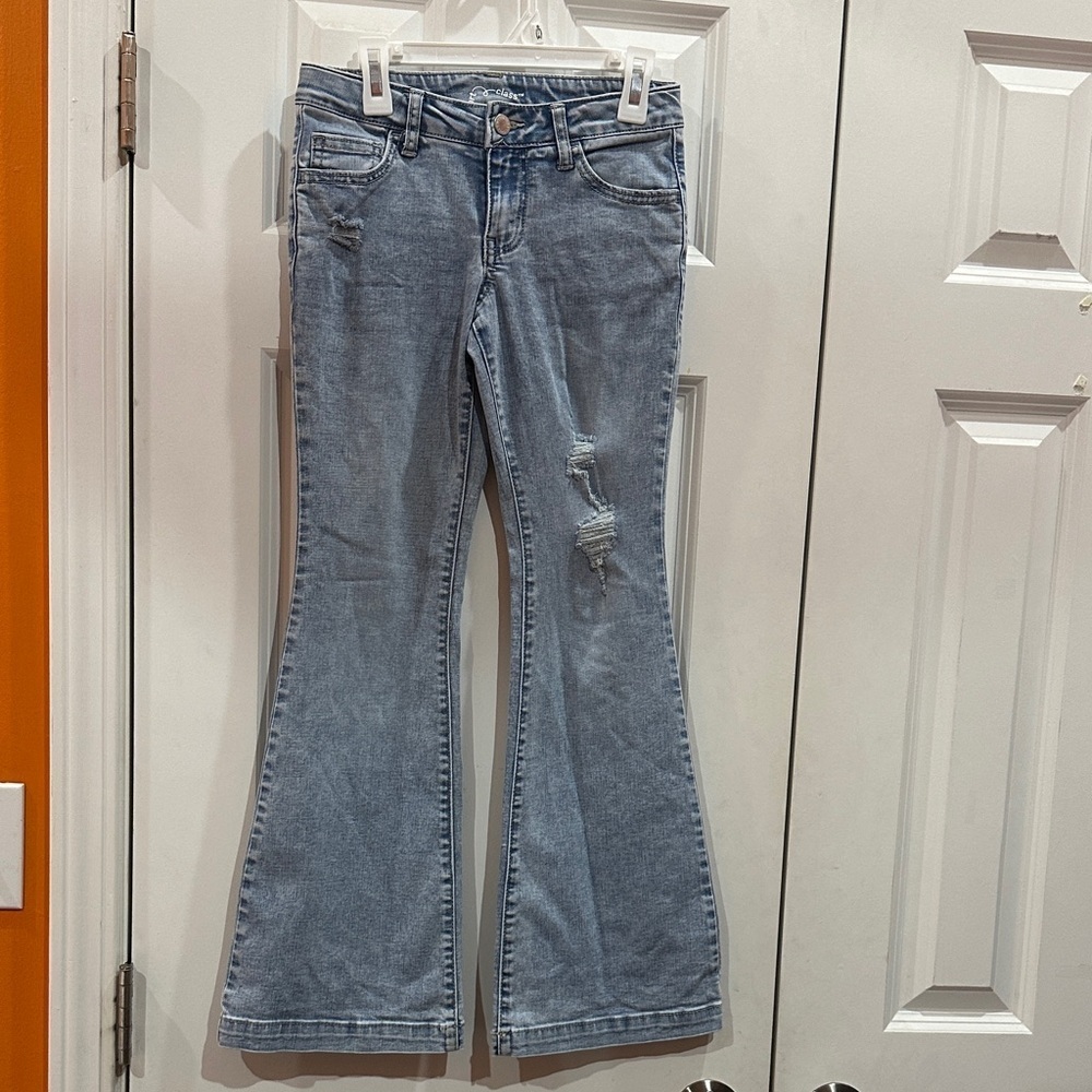 NWOT Art Class girls Light Blue Flare Jeans size 10